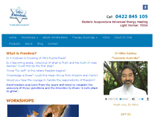 Tablet Screenshot of intofreedom.com.au